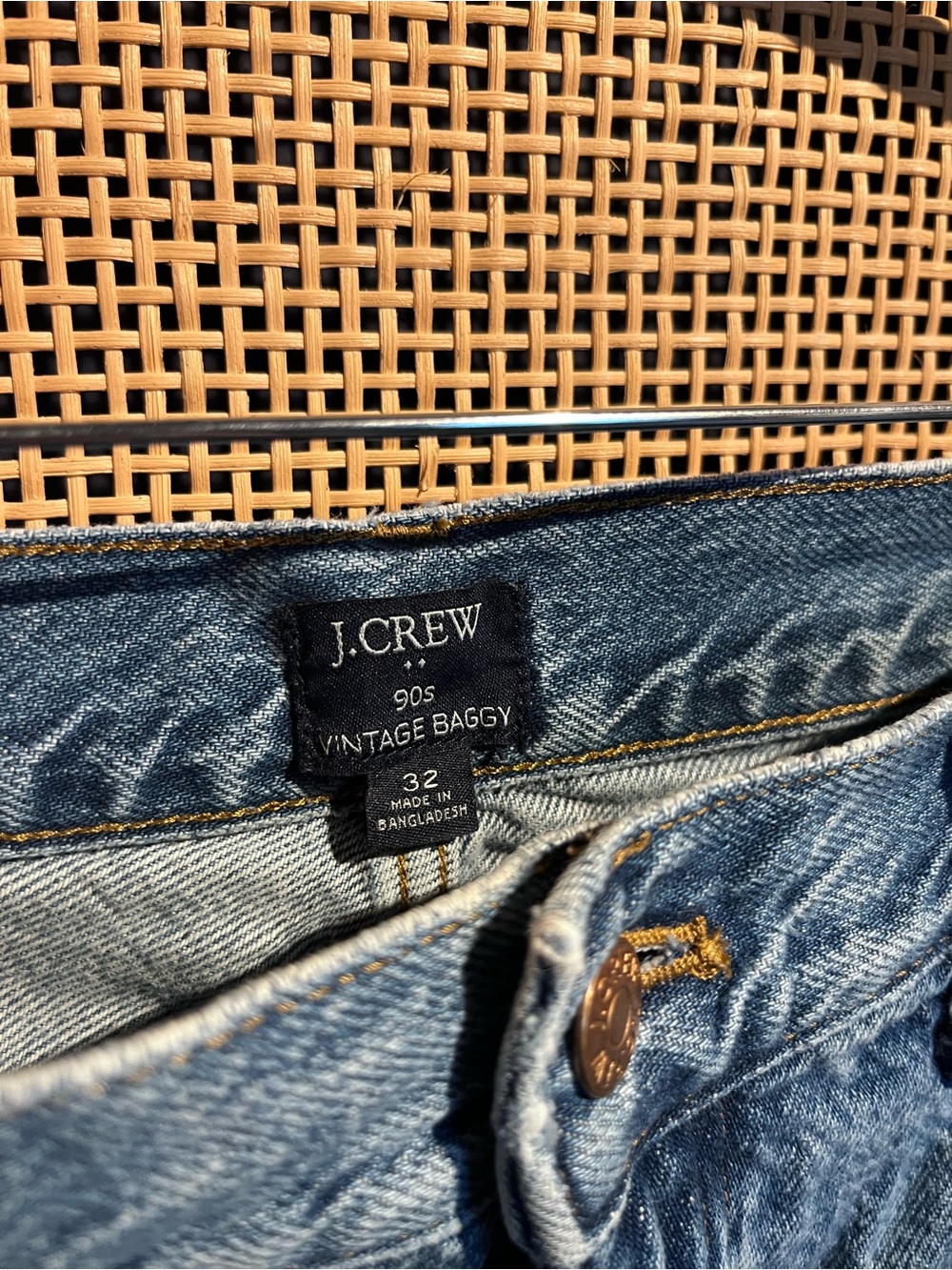 Jcrew Women’s 32, 90 Vintage Baggy Cropped Jeans - Picture 3 of 4
